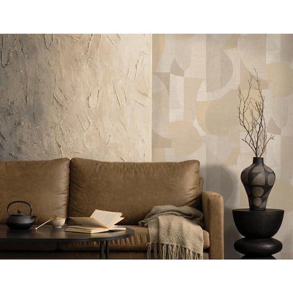 Walls Republic Sand Abstract Soft Geo Print Non Woven Non-Pasted Textured Wallpaper 57 Sq. Ft.
