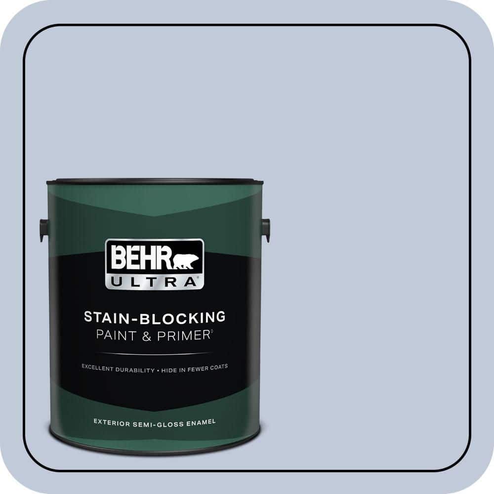 1 gal. #600E-3 Icy Brook Semi-Gloss Enamel Exterior Paint & Primer price history on PriceWatchPro