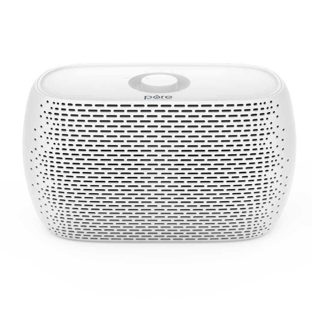PureZone 86 sq.ft. True HEPA Filter Tabletop Room Air Purifier in White with 3-Fan Speeds price history on PriceWatchPro