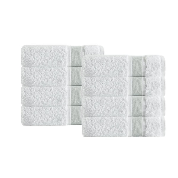Unbranded Unique 8 pcs Green Turkish Cotton Hand Towels