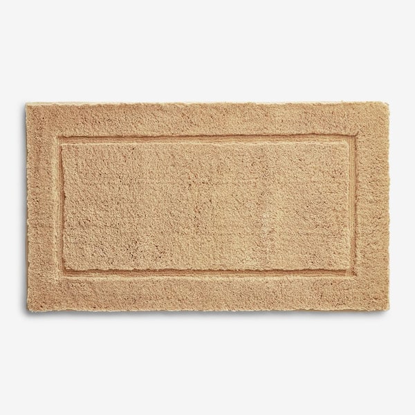 Legends Hotel 30 in. x 72 in. Honey Gold Bath Rug