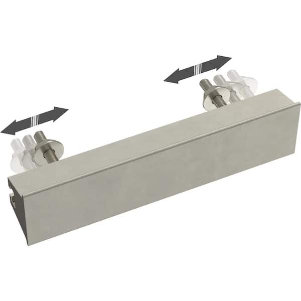 Liberty Inclination Adjusta-Pull (TM) 1 to 4 in. (25-102 mm) Satin Nickel Cabinet Drawer Pull