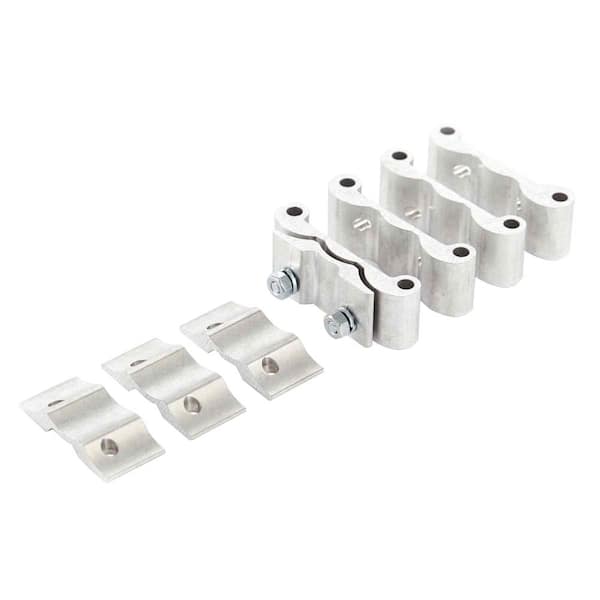 Aluminum Hurricane Brackets for 6 in. Endura-Aluminum Fluted Round Columns