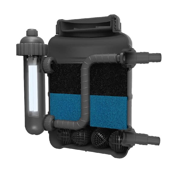 1200 GPH Pressurized Pond Filter with UV Clarifier