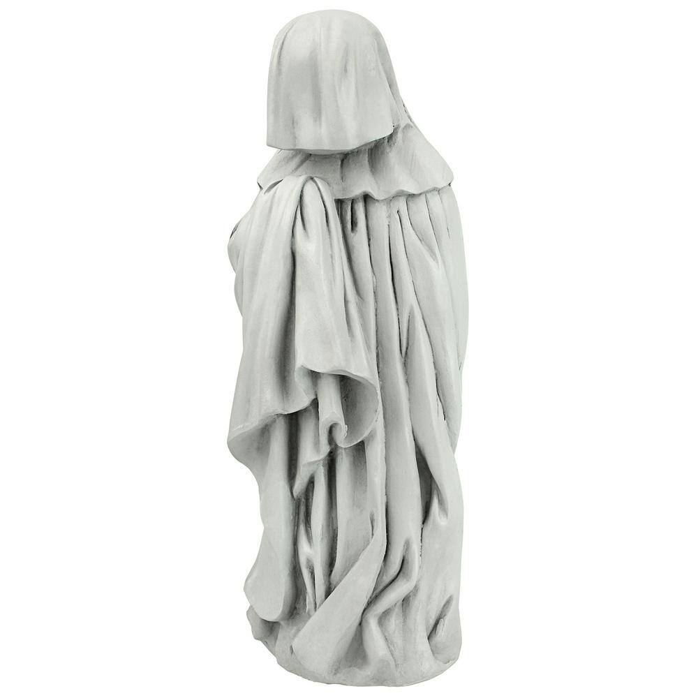 Medium Gray Resin French Pleurant Weeper Statue