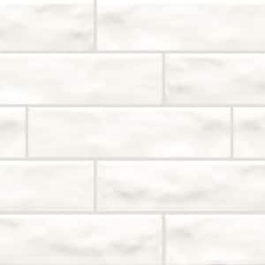 LuxeCraft White 2 in. x 8 in. Glazed Ceramic Subway Wall Tile (10.16 sq. ft./case)