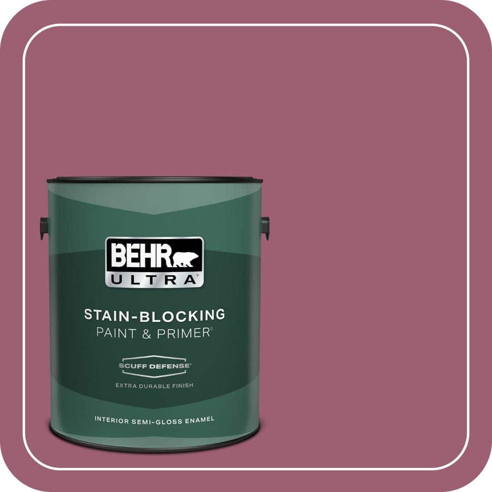 1 gal. #M130-6 Tropical Hibiscus Extra Durable Semi-Gloss Enamel Interior Paint & Primer price history on PriceWatchPro