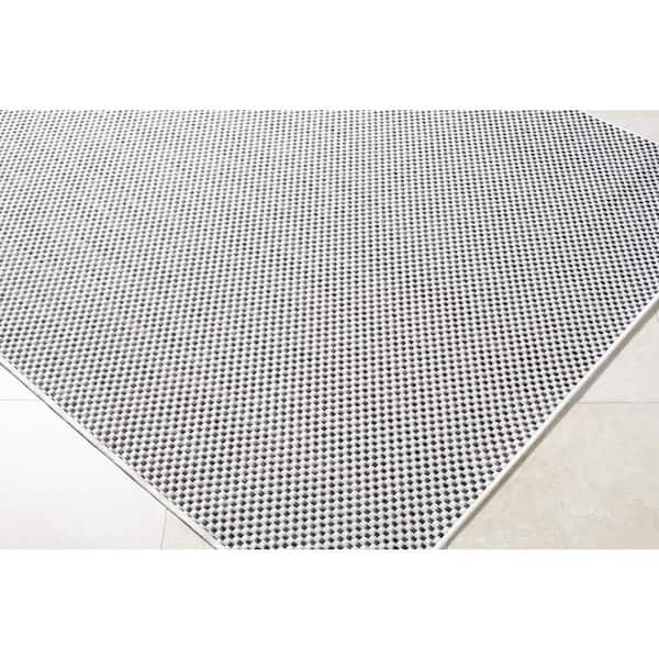 Galey Alix Barberry 7 ft. 10 in. x 10 ft Indoor/Outdoor Area Rug, Black Area Rug