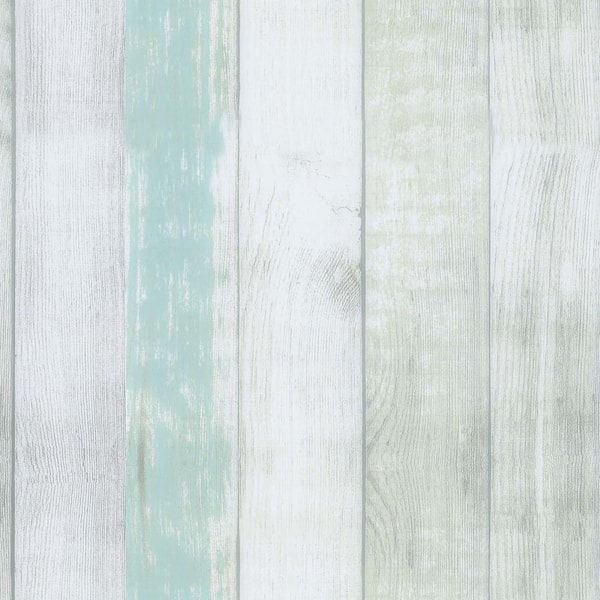 Jointed Woodgrain Water Resistant Wallpaper, Vinyl Peel and Stick Wallpaper Roll (2 Rolls / Covers 28.74 sq. ft.)