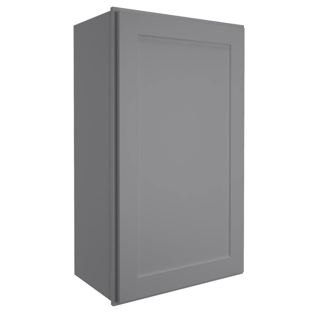 21 in. W X 12 in. D X 36 in. H in Shaker Gray Plywood Ready to Assemble Wall Cabinet 1-Door 2-Shelves Kitchen Cabinet price history on PriceWatchPro