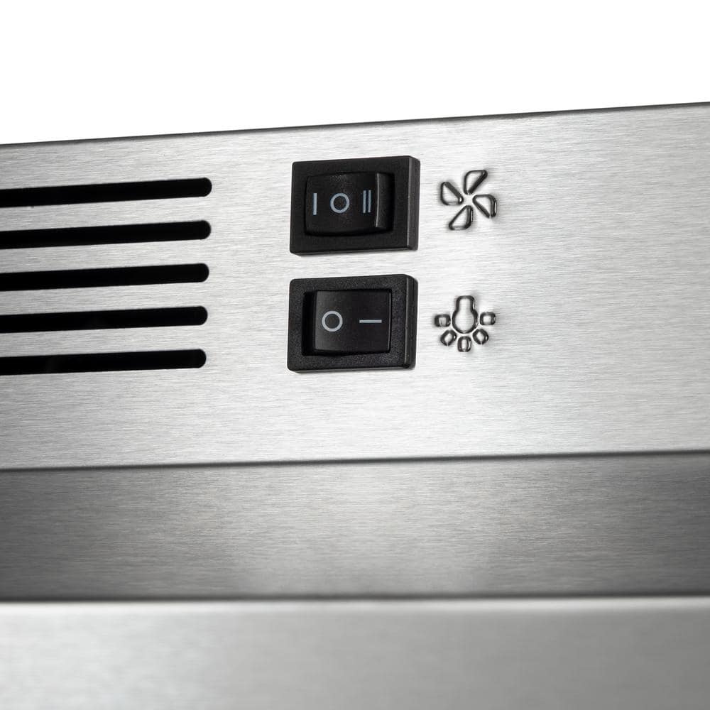 24-Inch Stainless Steel Convertible Under Cabinet Range Hood