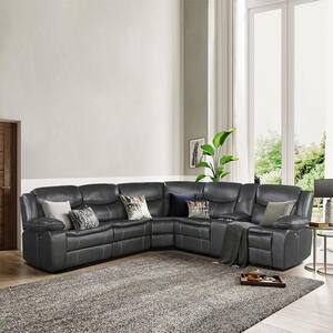 Faux Leather - Sectional Sofas - Living Room Furniture - The Home Depot