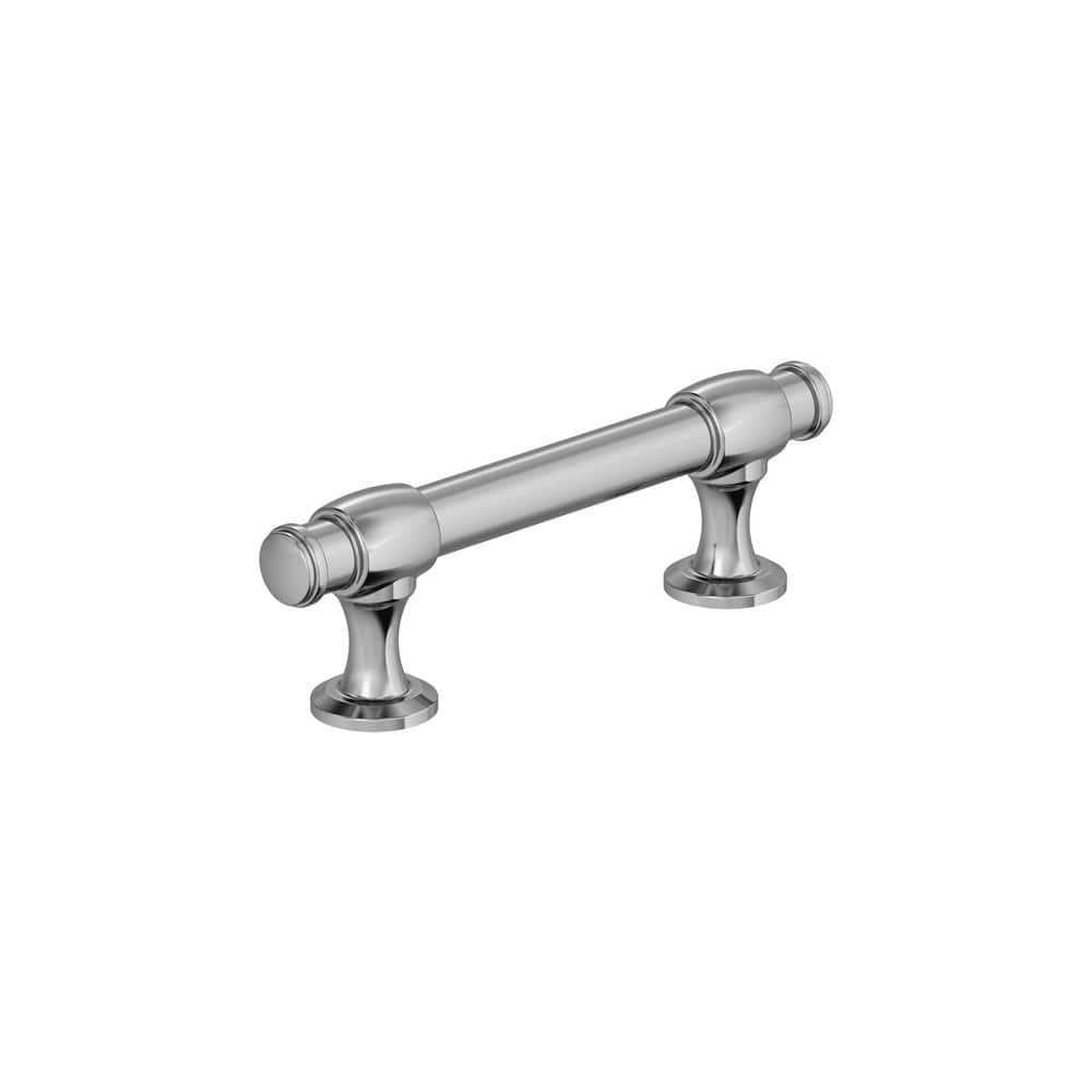 Polished Chrome 3-inch Center-to-Center Cabinet Pull