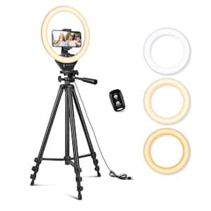 12 in. Ring Light with Stand and Phone Holder
