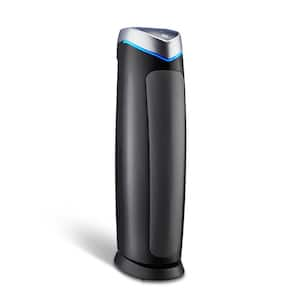 5-in-1 Air Purifier with True HEPA filter, UV Sanitizer for Medium Rooms up to 189 Sq Ft, Black