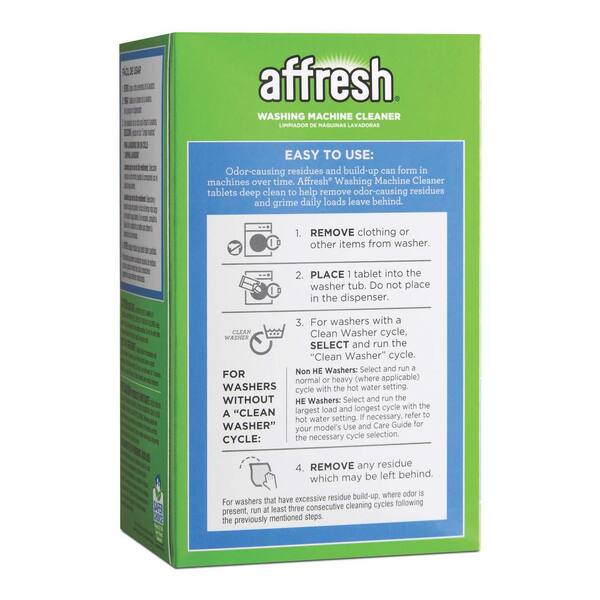 8.4 oz BEST Affresh Washer Machine Cleaner,Effectively remove dirt 6-Tablets 
