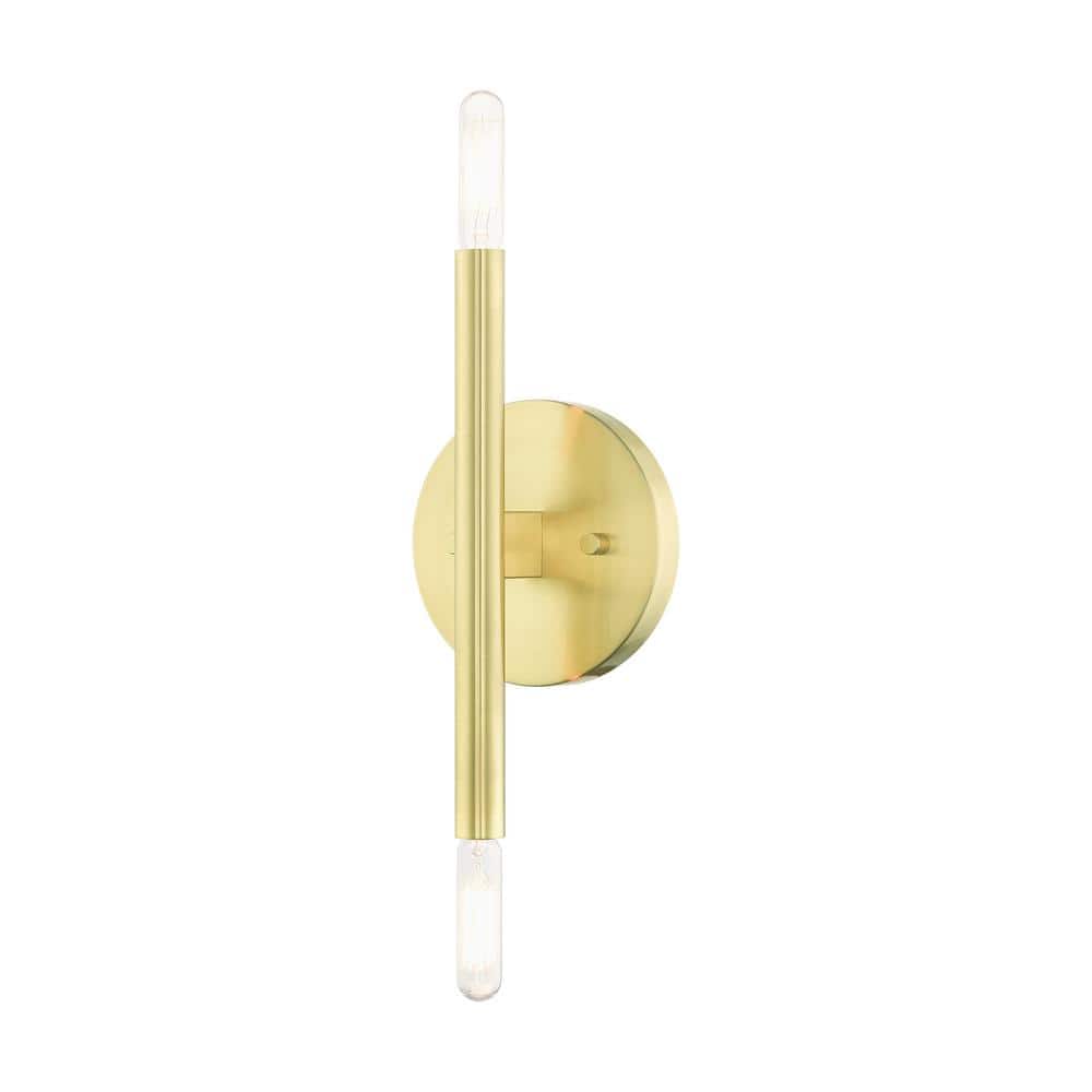 Alden 2 Light Satin Brass ADA Sconce price history on PriceWatchPro