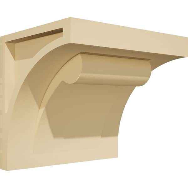 Ekena Millwork Standard Viola 5 in. W x 13.375 in. H x 8 in. D Signature Urethane Polyurethane Corbel