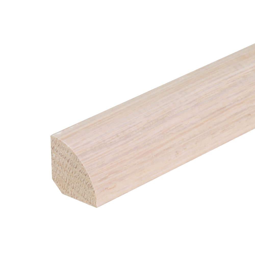 Quarter Round Tesa 0.75 in. T x 0.75 in. W x 78 in. L Matte White Oak Hardwood Trim price history on PriceWatchPro
