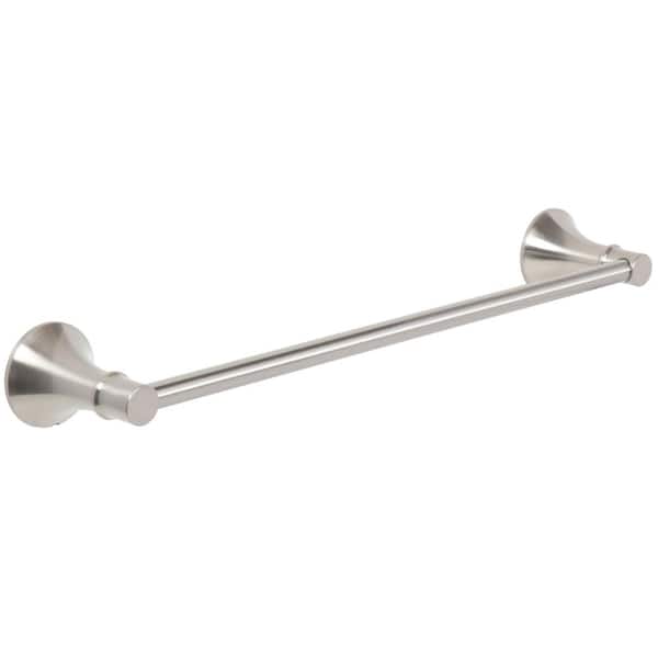 Sadira 18 in. Wall Mounted Towel Bar in Brushed Nickel