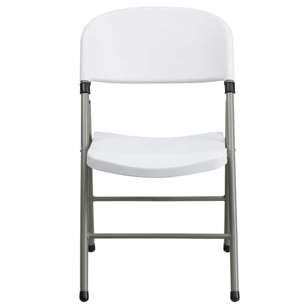 Hard plastic store folding chairs