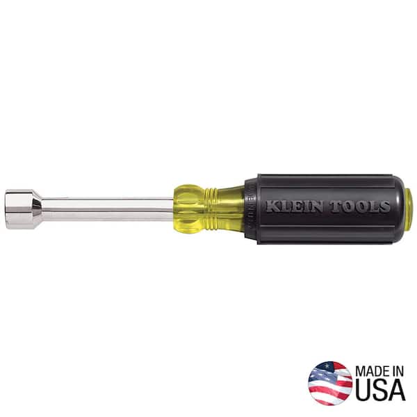 Klein Tools 11/32 in. Nut Driver with 3 in. Hollow Shaft- Cushion Grip Handle