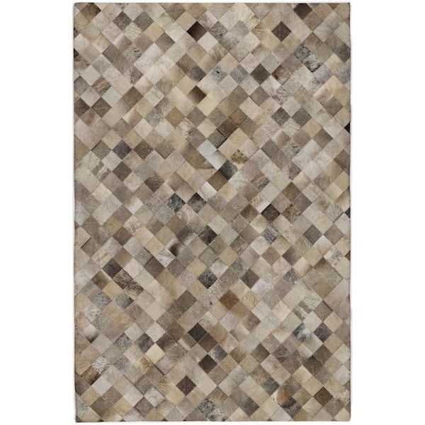 Dream Shag Premium Machine Washable Abstract ADS98 Gray 9 ft. x 12 ft. Area Rug