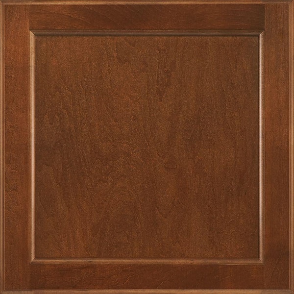 Simply Woodmark 12-7/8x13 in. Cabinet Door Sample in Clearfield Nutmeg