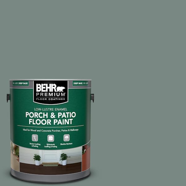 1 gal. #PPU12-16 Juniper Ash Low-Lustre Enamel Interior/Exterior Porch and Patio Floor Paint