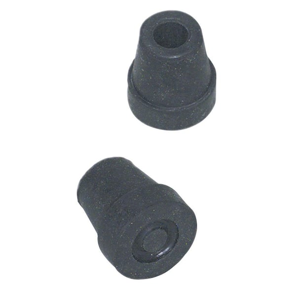 DMI Walker Replacement Tips in Black (4 per Box)