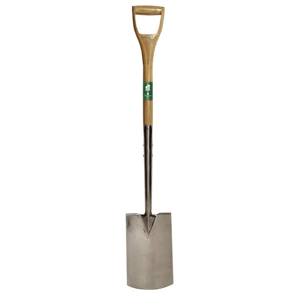 Unbranded English Garden 41 in. D-Handle Stainless Steel Digging Spade