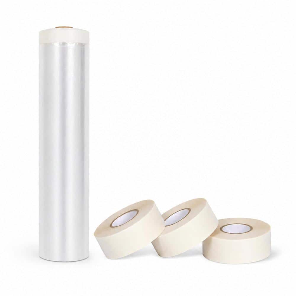 62 in. x 393 in. Window Insulation Kit with Double-Sided Tape, Thickened Plastic Covering for Winter price history on PriceWatchPro