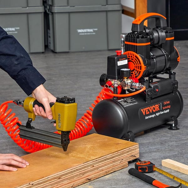 Dewalt 2.1 gal. 116 psi Portable Electric Pancake Air Compressor 1.2 HP Oil Free 120V for Nail