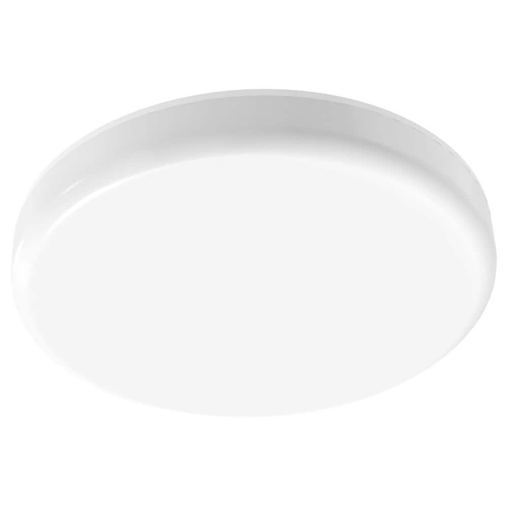 Infinite White Acrylic LED Flush Mount Light