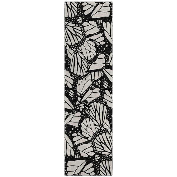 Chantille Machine Washable Indoor/Outdoor Abstract ACN2846 Linen 2 ft. x 7 ft. Runner Rug