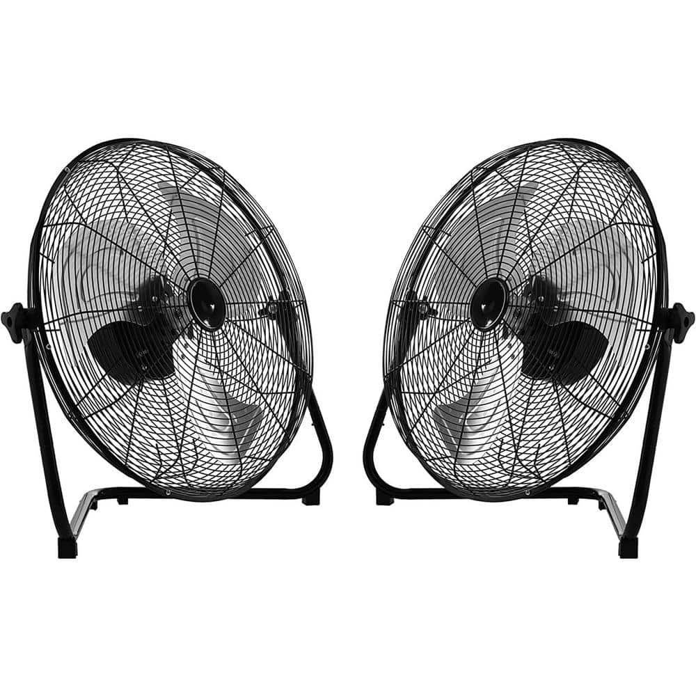 Edendirect 20 Inch Industrial Fan 6500 CFM 3 Speed High Speed Floor Fan