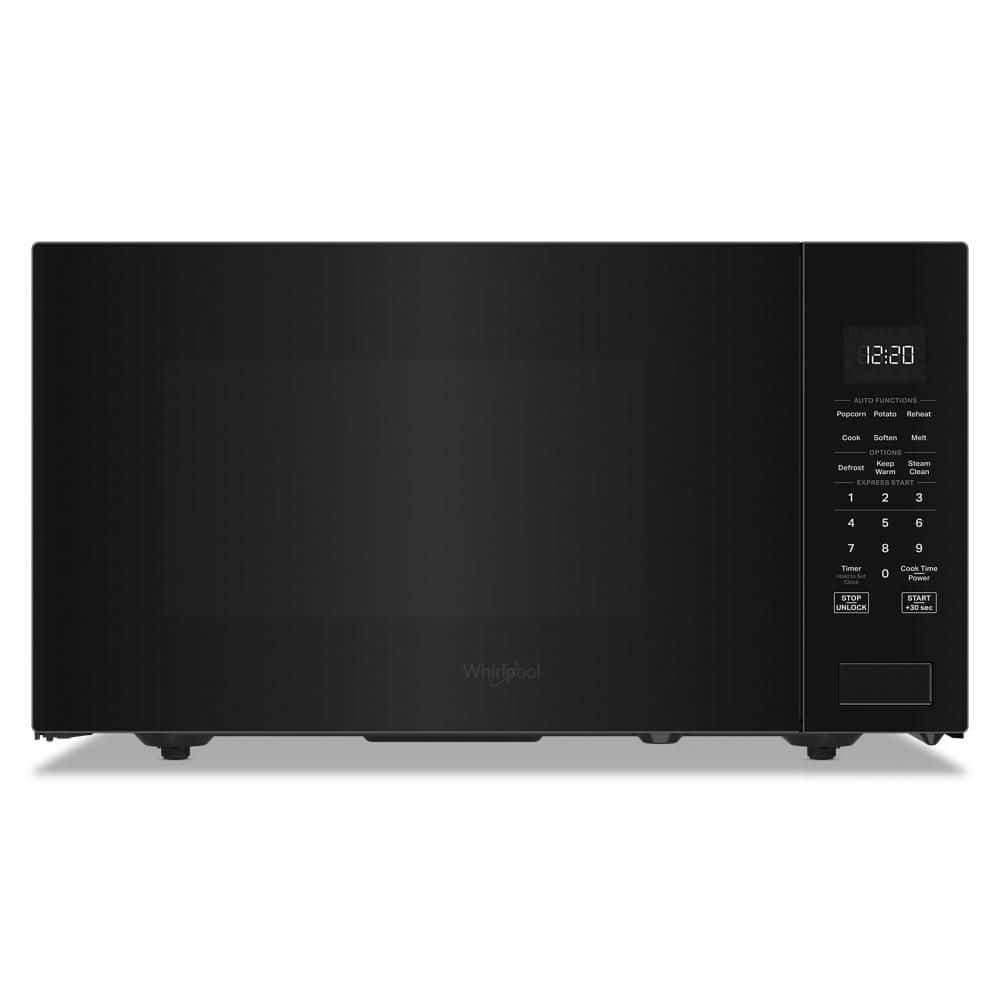 1.6 cu. ft. Electric Countertop Microwave in Black with Sensor Cooking