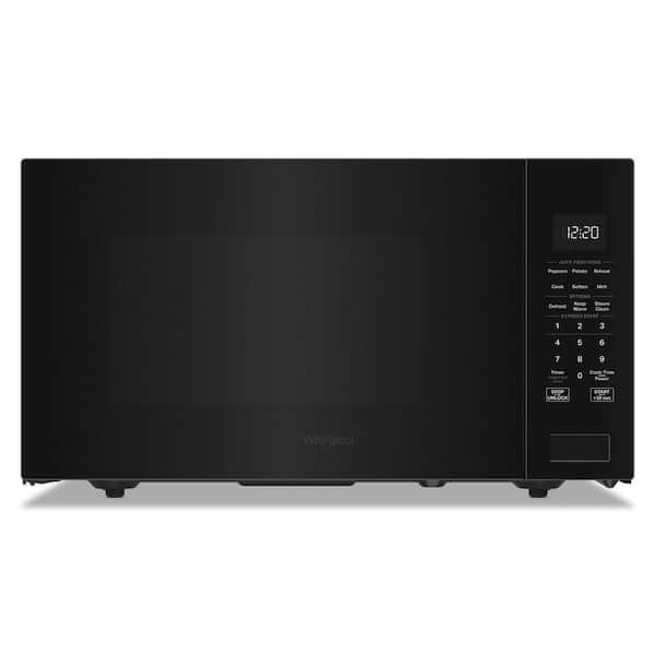 1.6 cu. ft. Electric Countertop Microwave in Black with Sensor Cooking