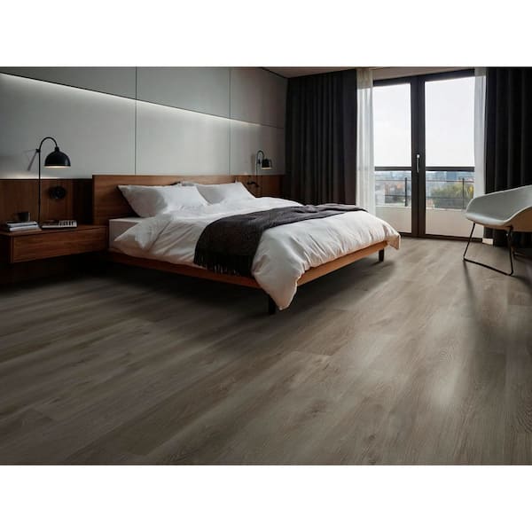 Sunset Driftwood 20 MIL x 7 in. x 48 in. Waterproof Rigid Core Luxury Vinyl Plank Flooring (23.77 sq. ft./Case)