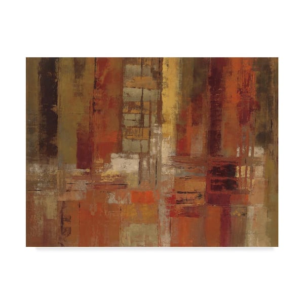 Trademark Fine Art Hidden Frame Abstract Art Sunset Street Crop by