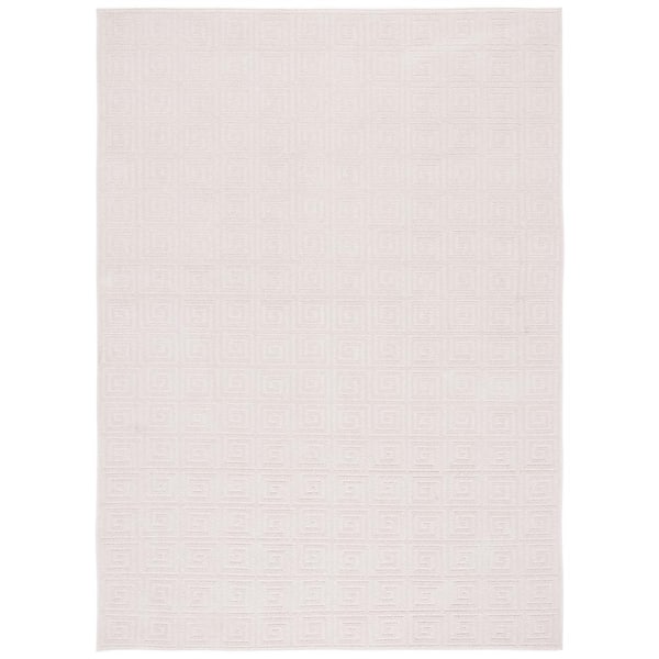 SAFAVIEH Pattern and Solid Ivory 7 ft. x 9 ft. Abstract Geometric Area Rug