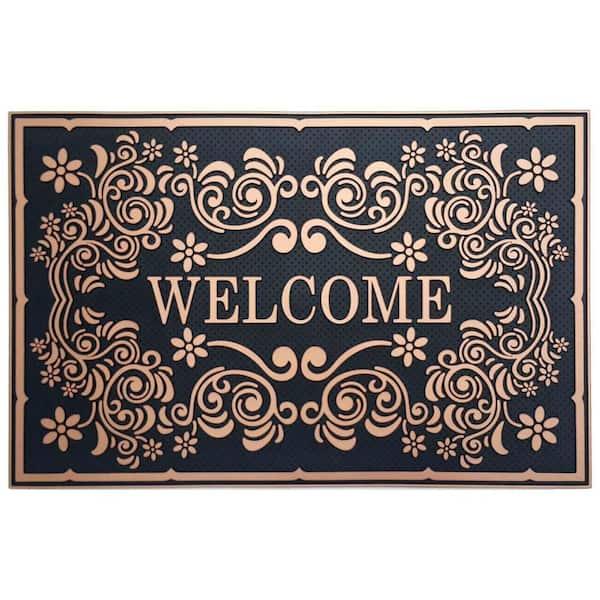 Outer Bridge Bronze 18 in. x 28 in. Rectangular Door Mat