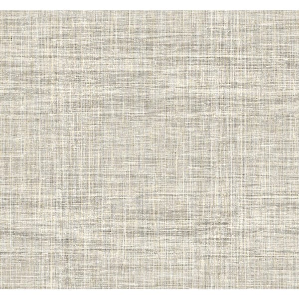 Seabrook Designs Lunar Soho Linen Paper Unpasted Nonwoven Wallpaper Roll 60.75 sq. ft.