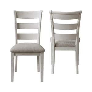 Pendleton Ivory Polyester Memory Foam Side Chair Set of 2