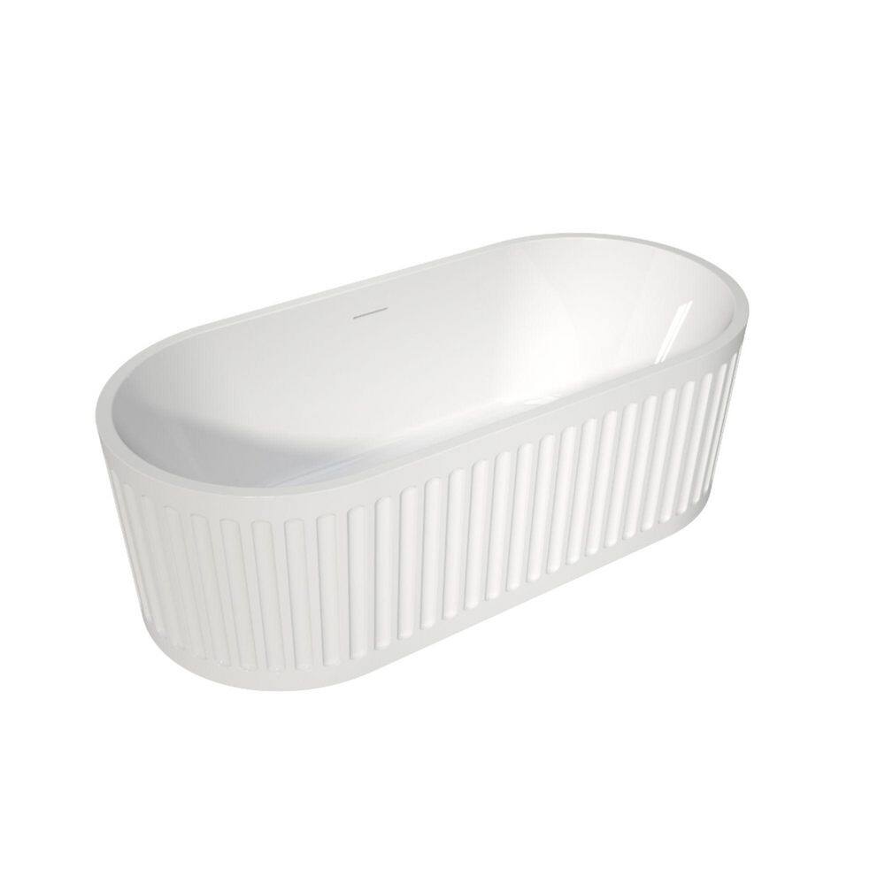 67 in. x 32 in. Acrylic Freestanding Flatbottom Soaking Bathtub in White price history on PriceWatchPro