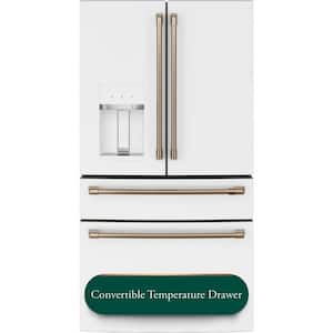 Cafe 27.8 cu. ft. Smart French Door Refrigerator with Hot