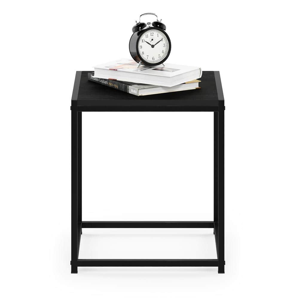 Moderno Square Americano Wood & Metal End Table