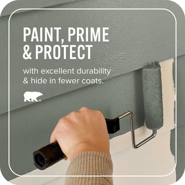 BEHR ULTRA - 1 gal. #BXC-72 Evergreen Trail Satin Enamel Exterior Paint & Primer