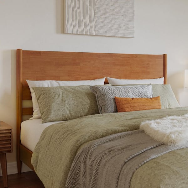AFI Pasadena Light Toffee Natural Bronze Solid Wood Frame King Low