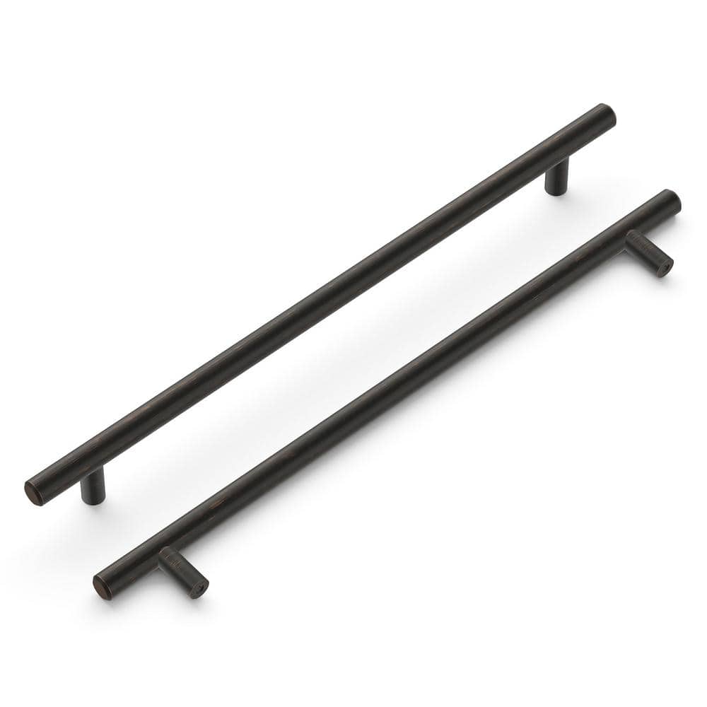 Bar Pulls Collection Pull 10-1/16 in. (256mm) Center to Center Oil Rubbed Vintage Bronze Cabinet Bar Pull (5-Pack) price history on PriceWatchPro
